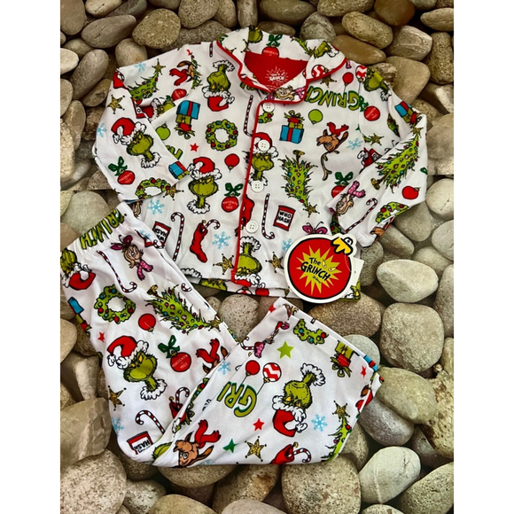 NWT GRINCH PJ SET - Picture 3 of 6